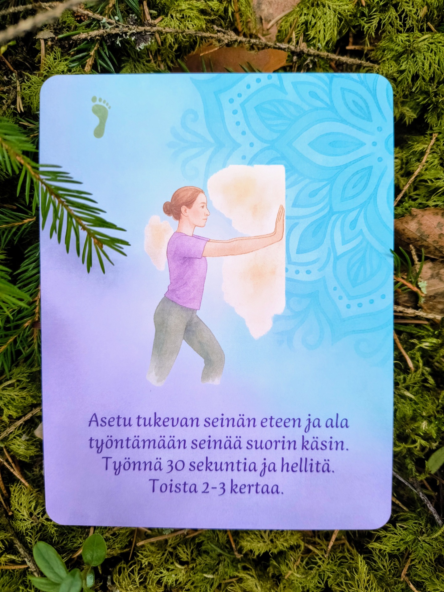 TurvaHetket harjoituskortti ahdistukseen